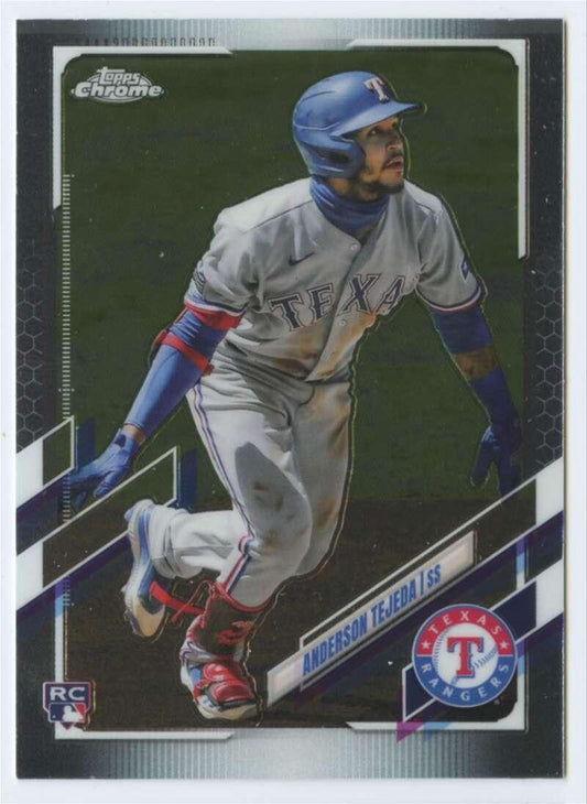 LEODY TAVERAS 2021 Topps Chrome #146 Baseball Rookie Card RC Texas Rangers  at 's Sports Collectibles Store