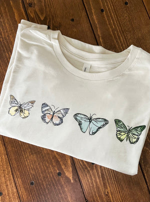Butterfly Tee - The Wildling Rose