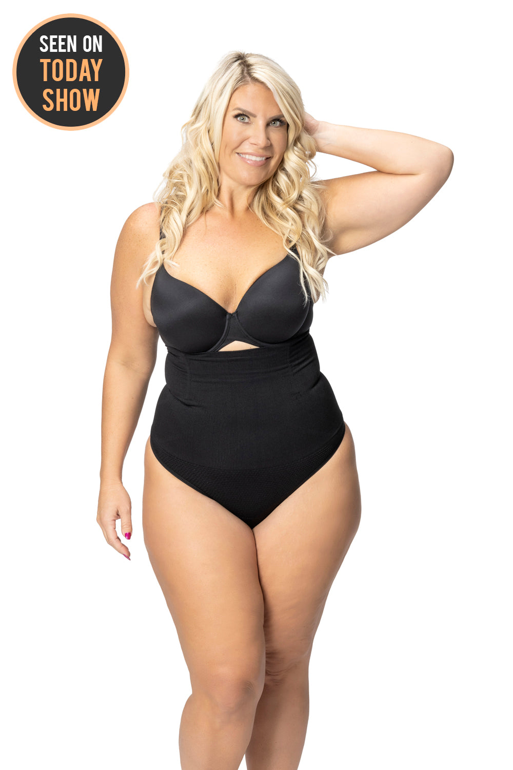 Spanx: Everyday Shaping Thong Black – DeBra's