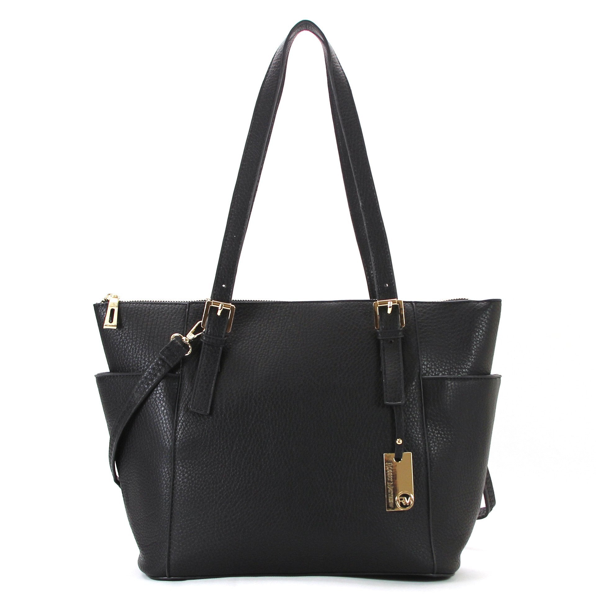 black designer tote