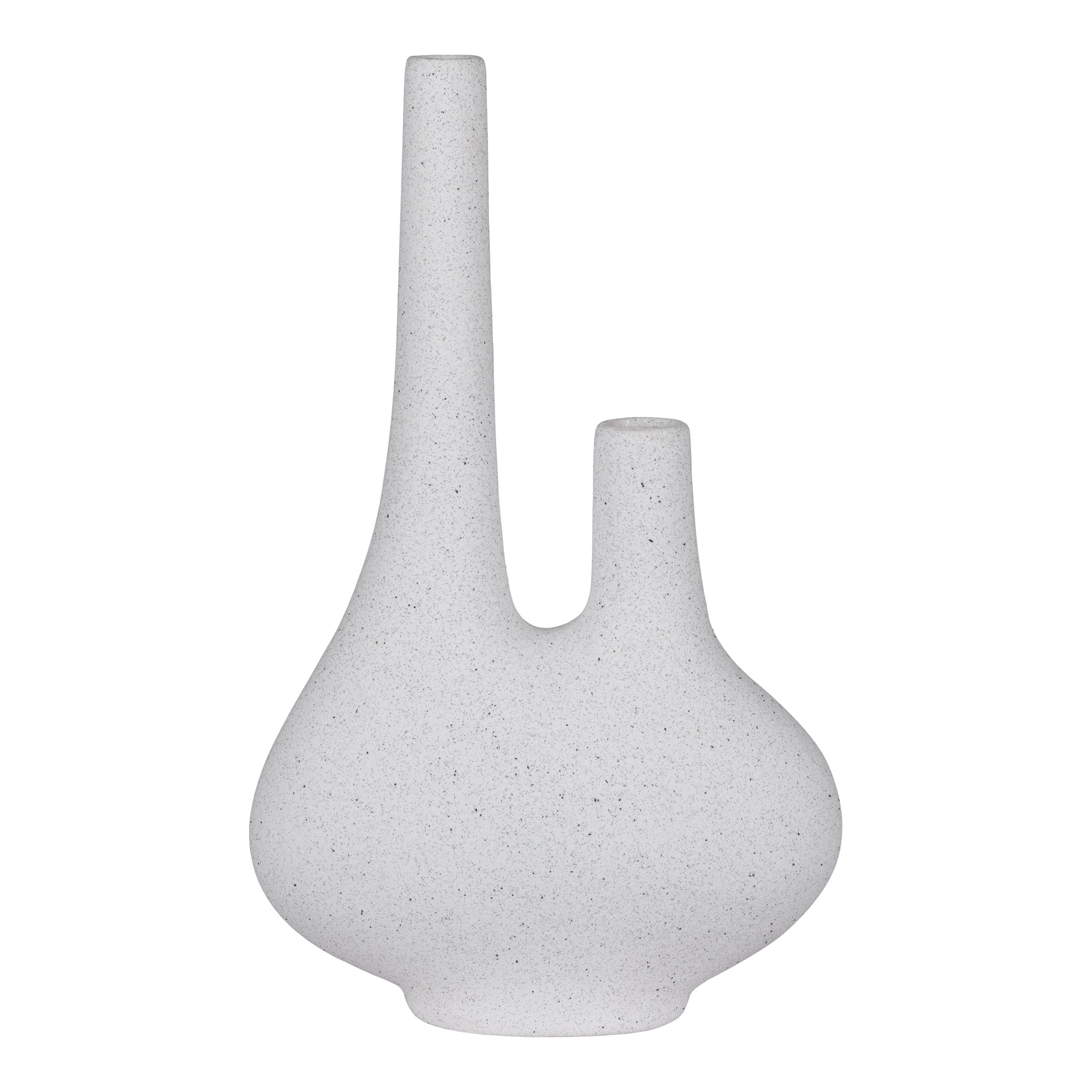 Billede af Vase - Vase, Keramik, Hvid, 23X11,5X37 Cm