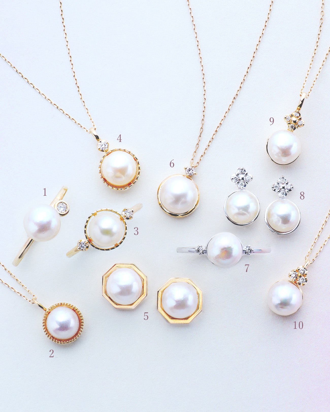 当店の記念日 パールコレクション - タイムレスな気品を纏って - – Milluflora アクセサリー