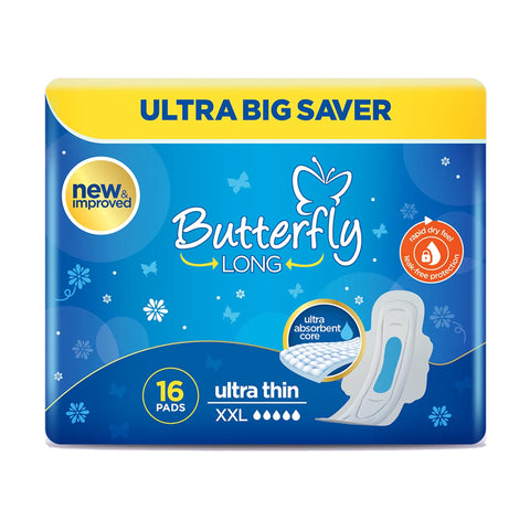 Butterfly Long Ultra Thin XXL 16 PADS