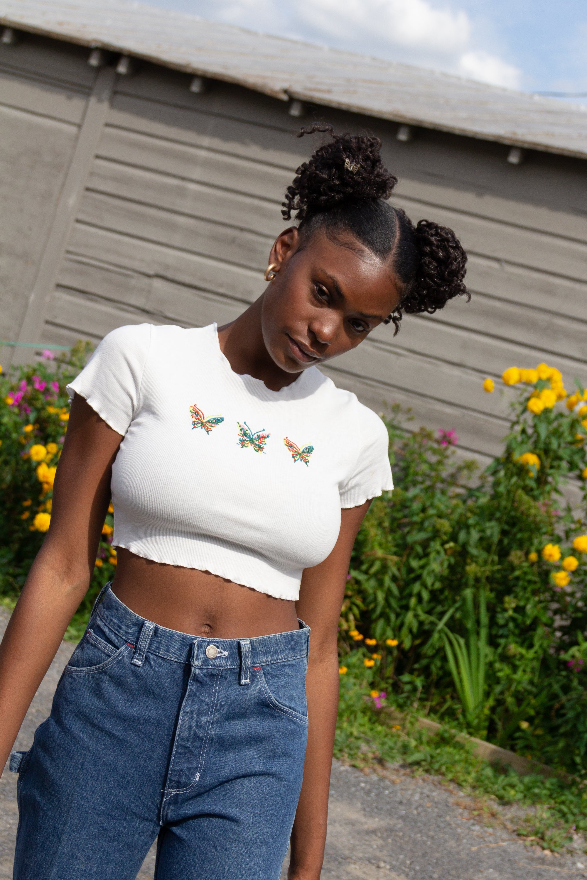 1990s Butterfly Baby Tee