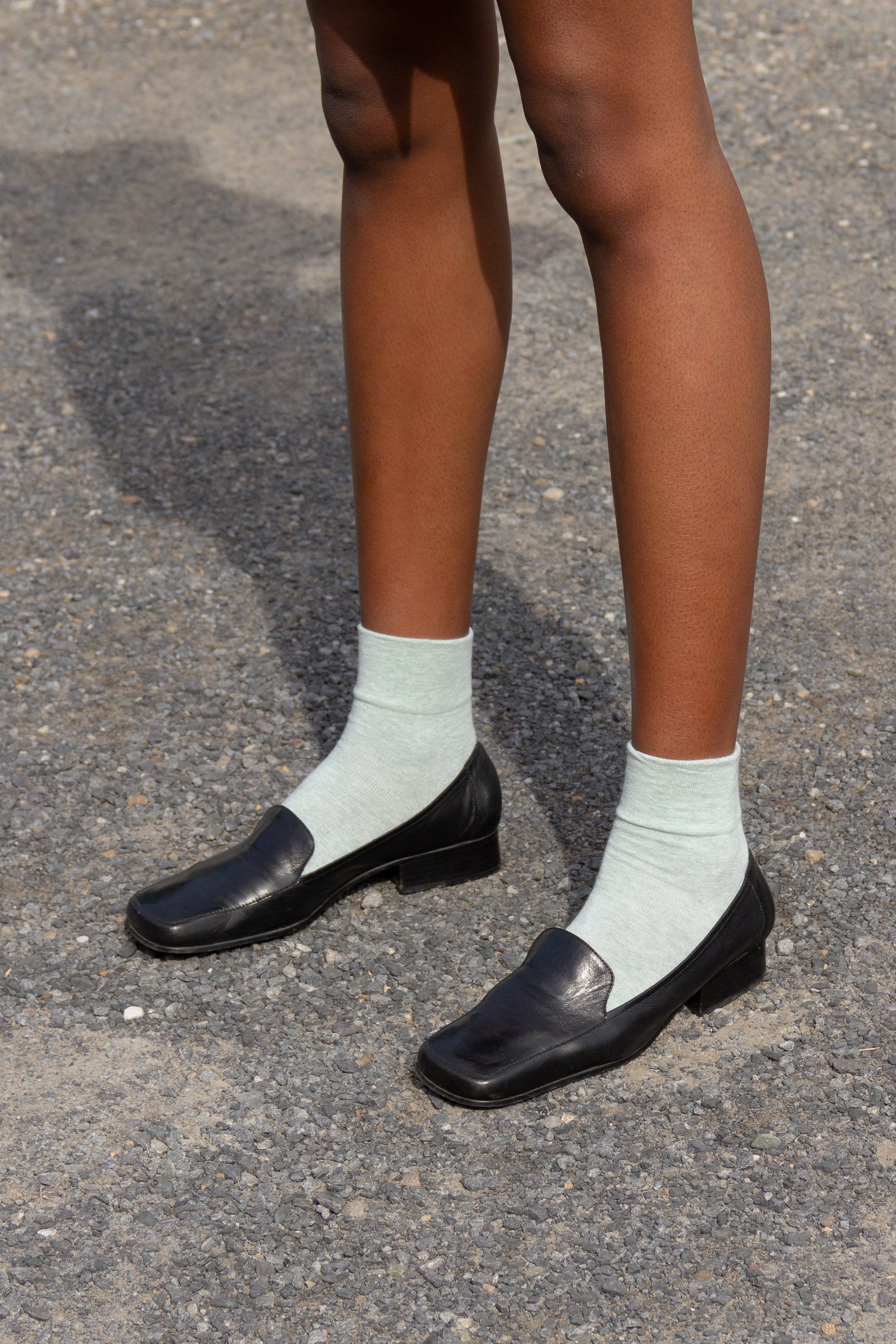 1990s Soft Square Toe Loafers | 9.5