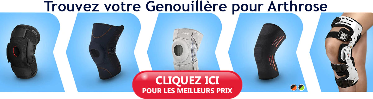 trouvez votre genouillère pour arthrose légère ou sévère
