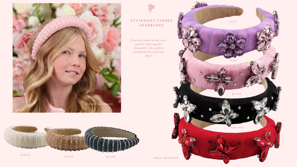 Luxury Girls Padded Headbands by Sienna Likes to Party