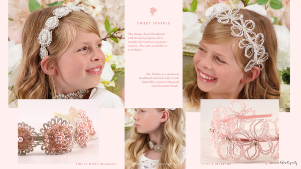 Flower Girl and Bridal Designer Hair Accessories