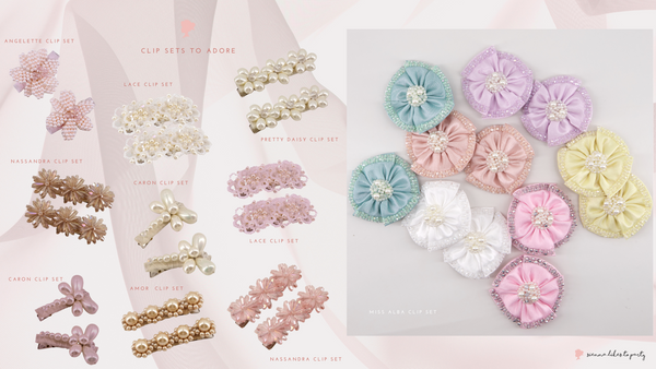 Designer Girls Hair Clip Sets by Sienna Likes to Party