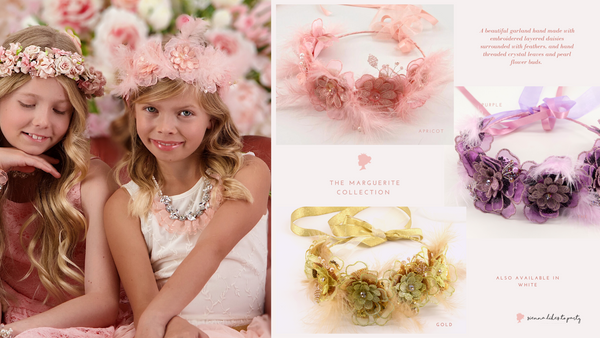 Luxury girls flower crowns by Sienna Likes to Party Accessories