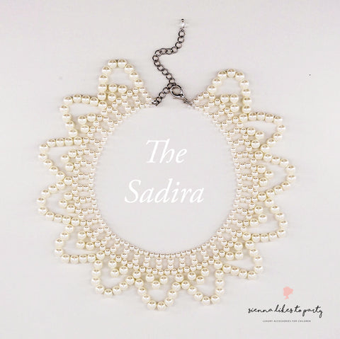 white pearl designer necklace