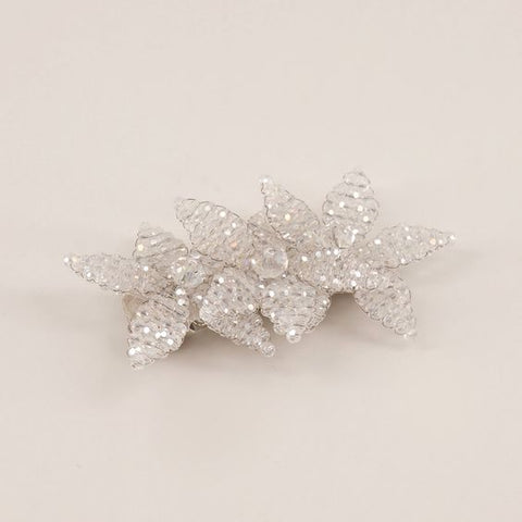 crystal hair clips for flower girls