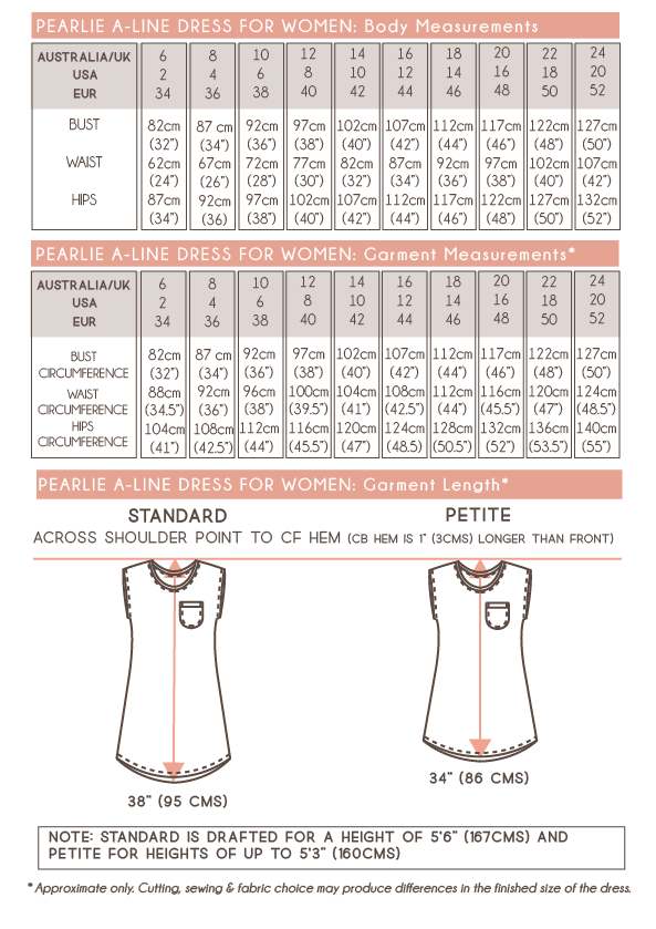 Pearlie A-Line Tee Shirt Knit Dress for Women PDF Sewing Pattern ...