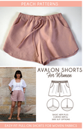 Avalon Shorts PDF Sewing Pattern for Women – Peach Patterns