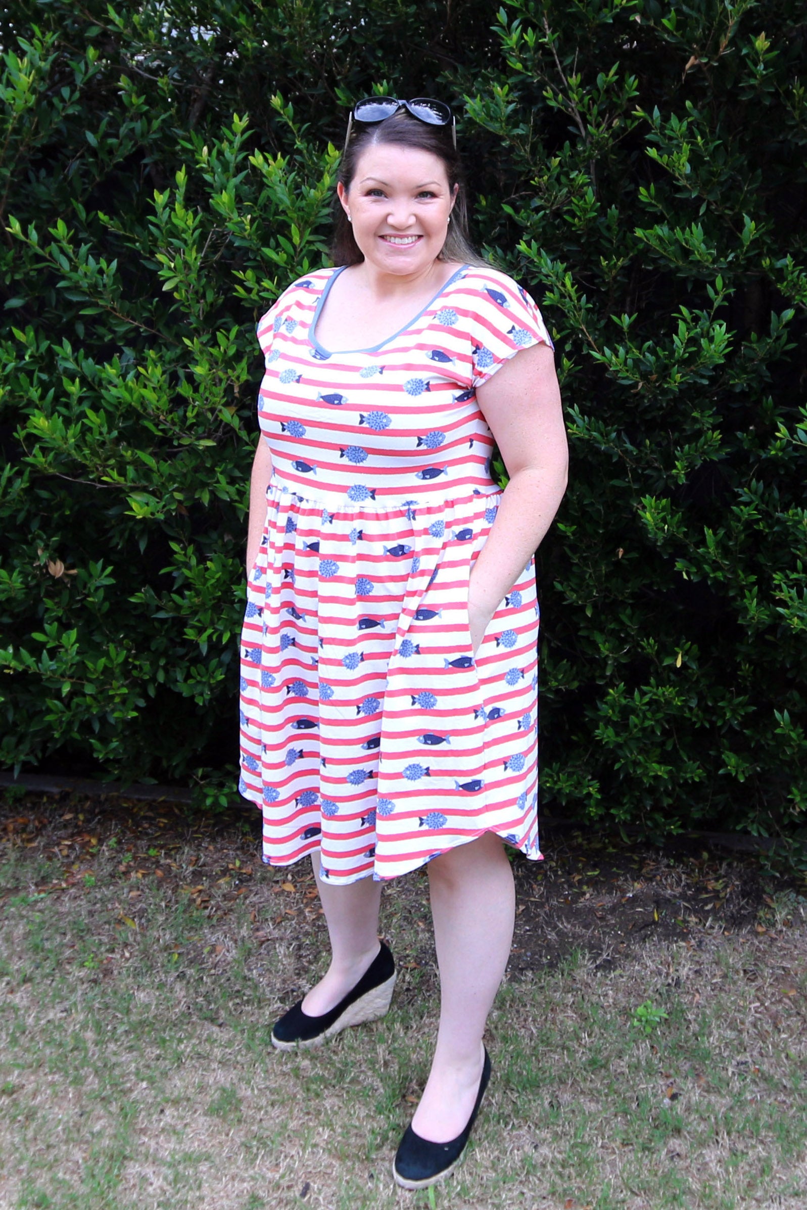 Pearlie Dress Everyday Tee Shirt Dress & Peplum Top for Women PDF Sewi ...