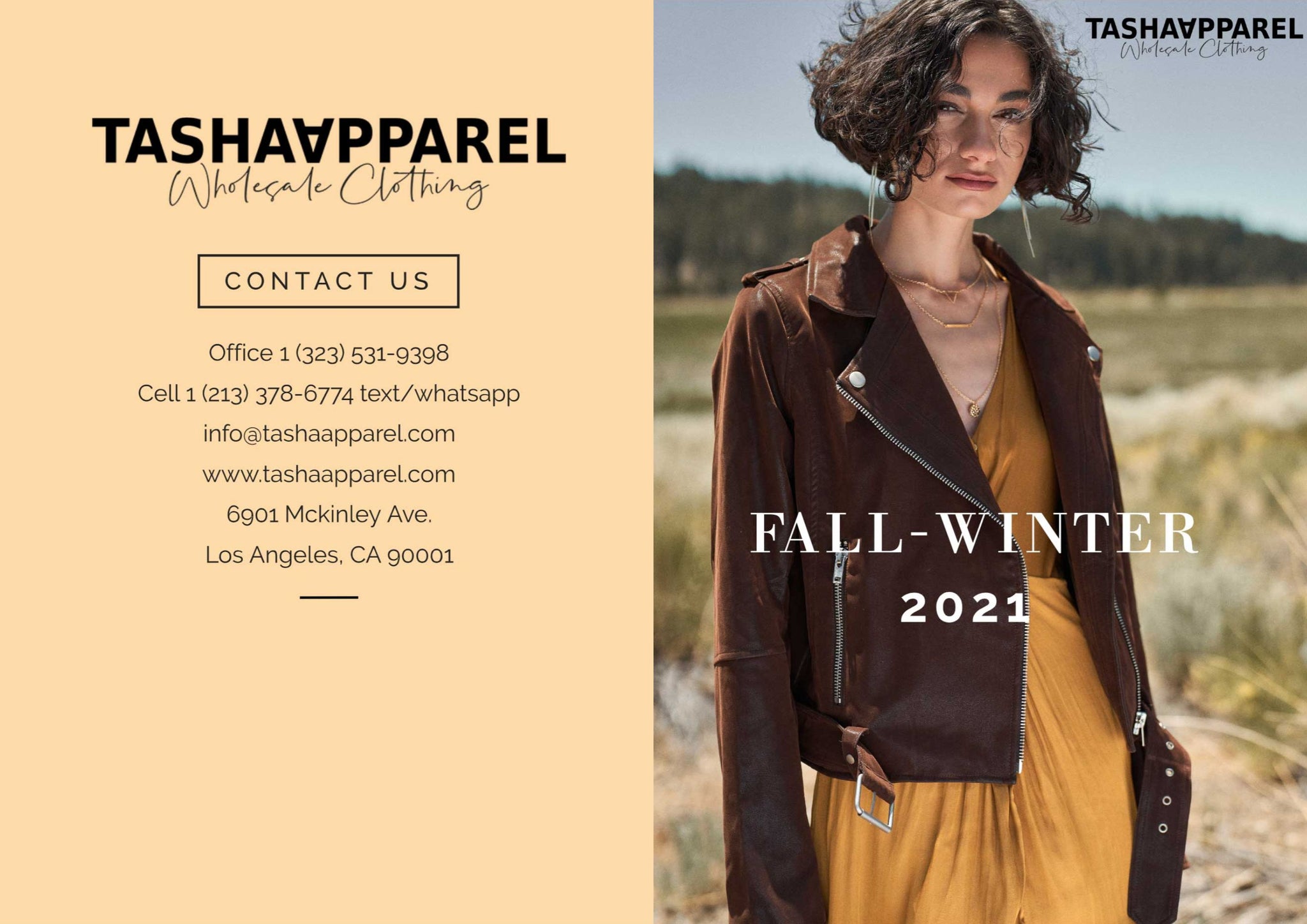 Tasha Apparel - Boutique Wholesale FW2021 Collection Banner