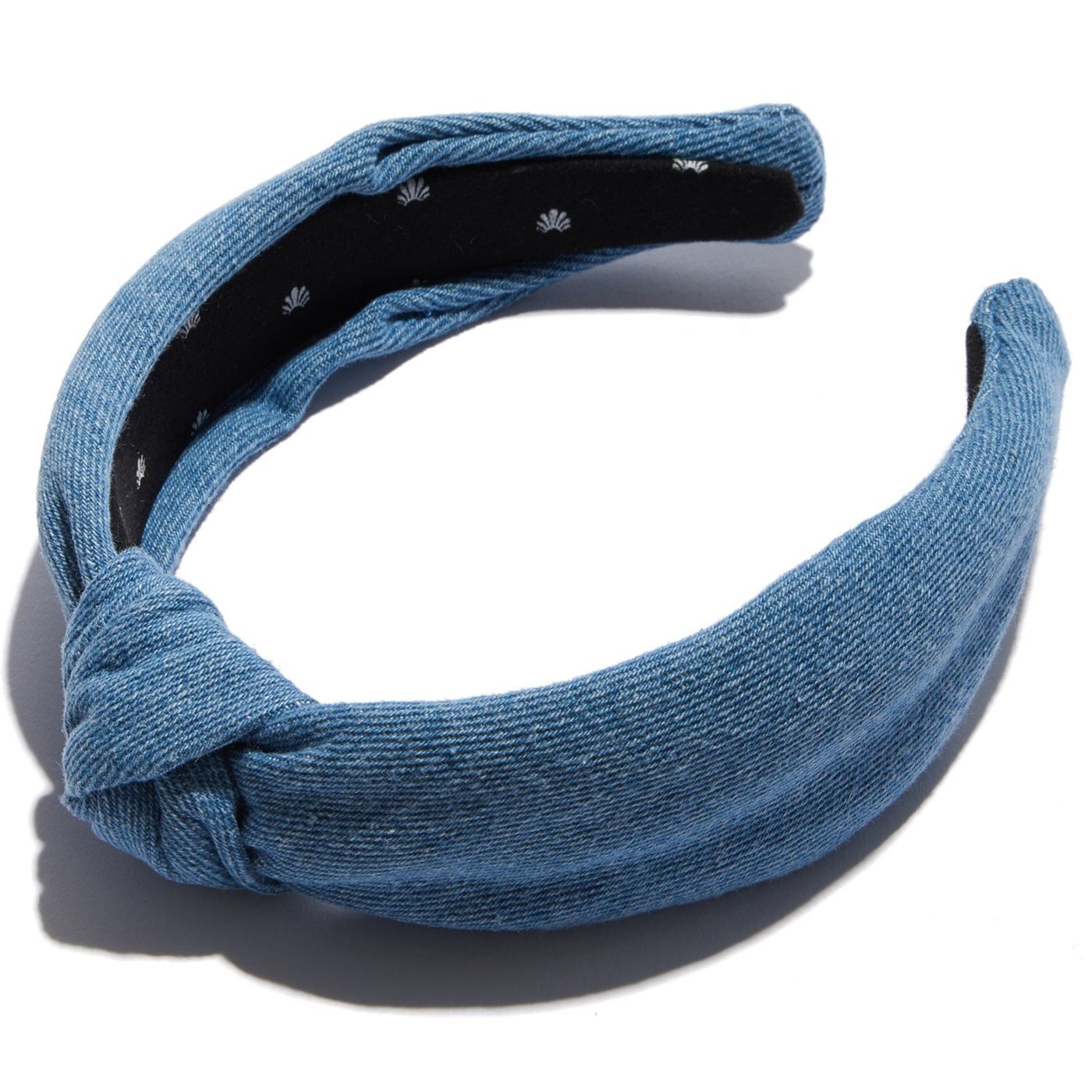 Lele Sadoughi Denim Knotted Headband