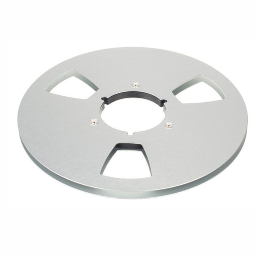10.5 Inch Empty Tape Reel, 10.5 Inch Open Reel Pickup Reel Improve Sound  Quality Compact Aluminum Alloy Fine Machining 3 Tape Holes (Silver)