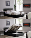 Double Luna Ottoman Bed Frame (Black)