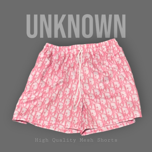 Unknown Mesh Shorts L V Purple Design