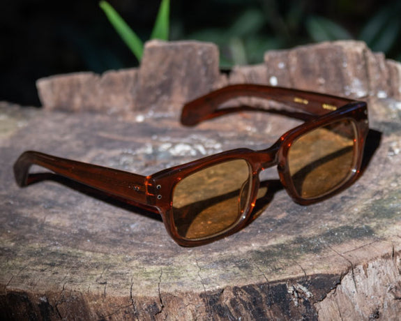 Johann Wolff | Kepler 48 Clip - Miami Eyewear Gold - Green