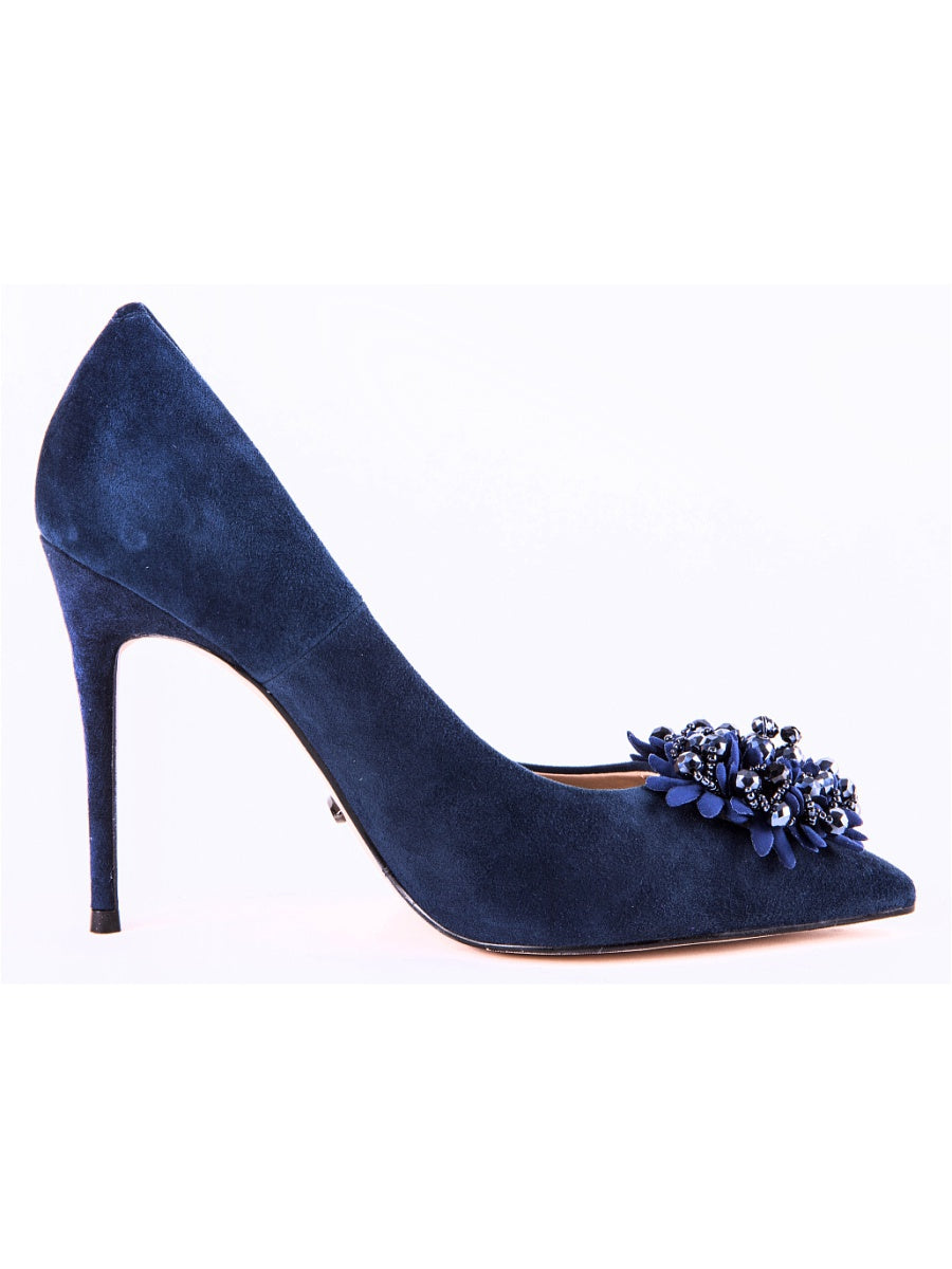 4 inch Heels | Blue High Heel Pumps | Online Boutique - AVHEELS