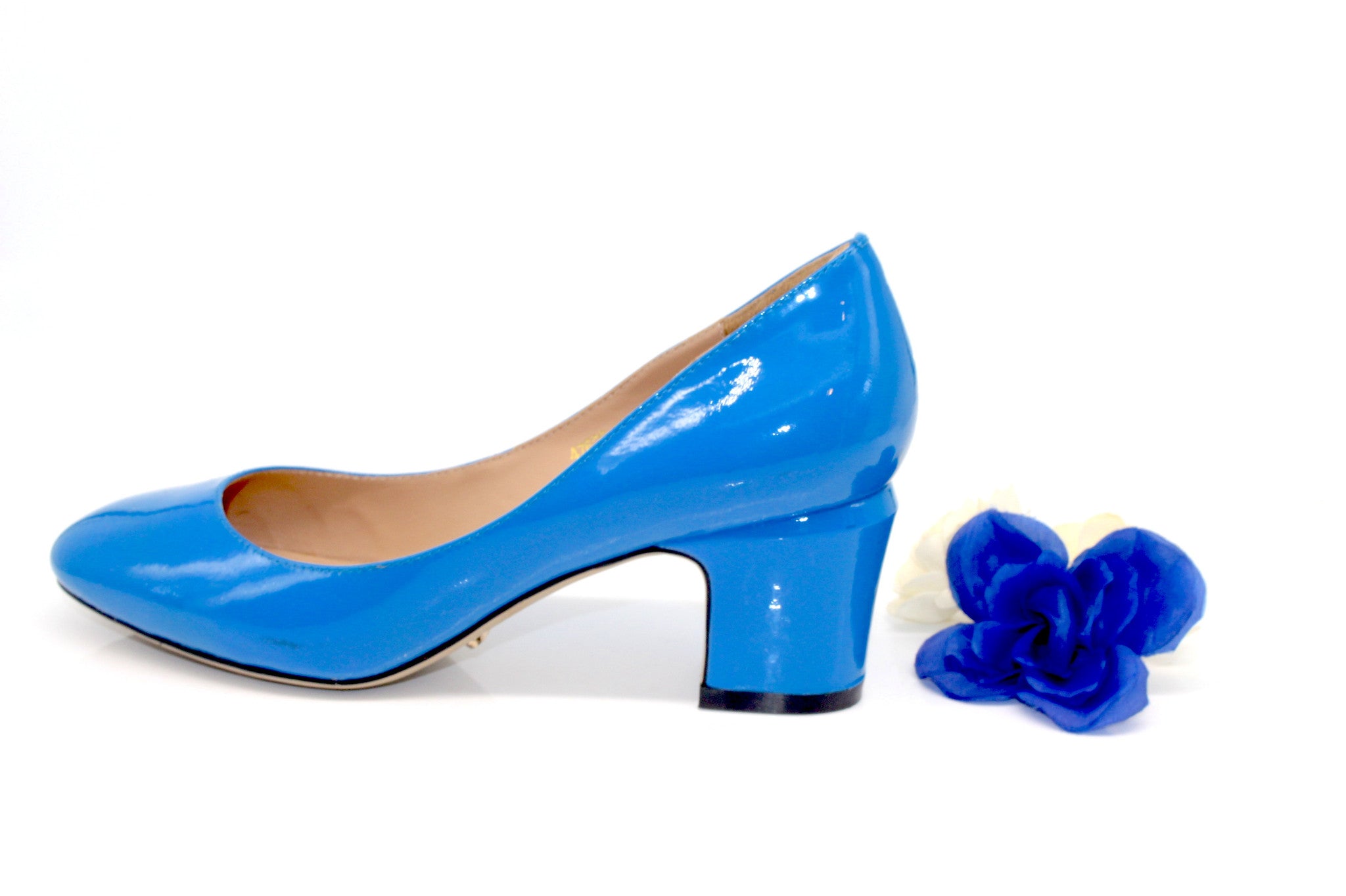 office blue heels