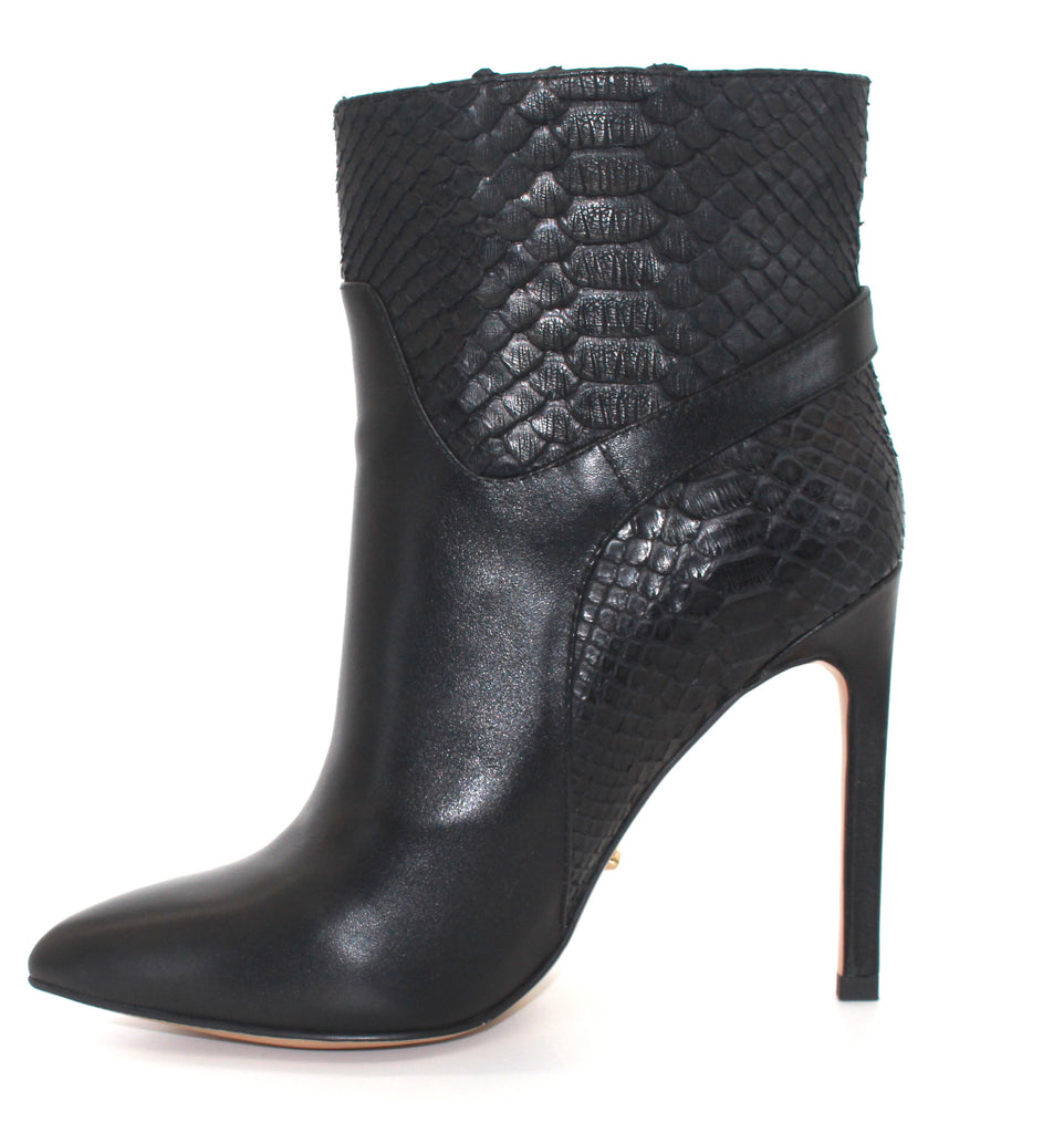 snakeskin booties boutique