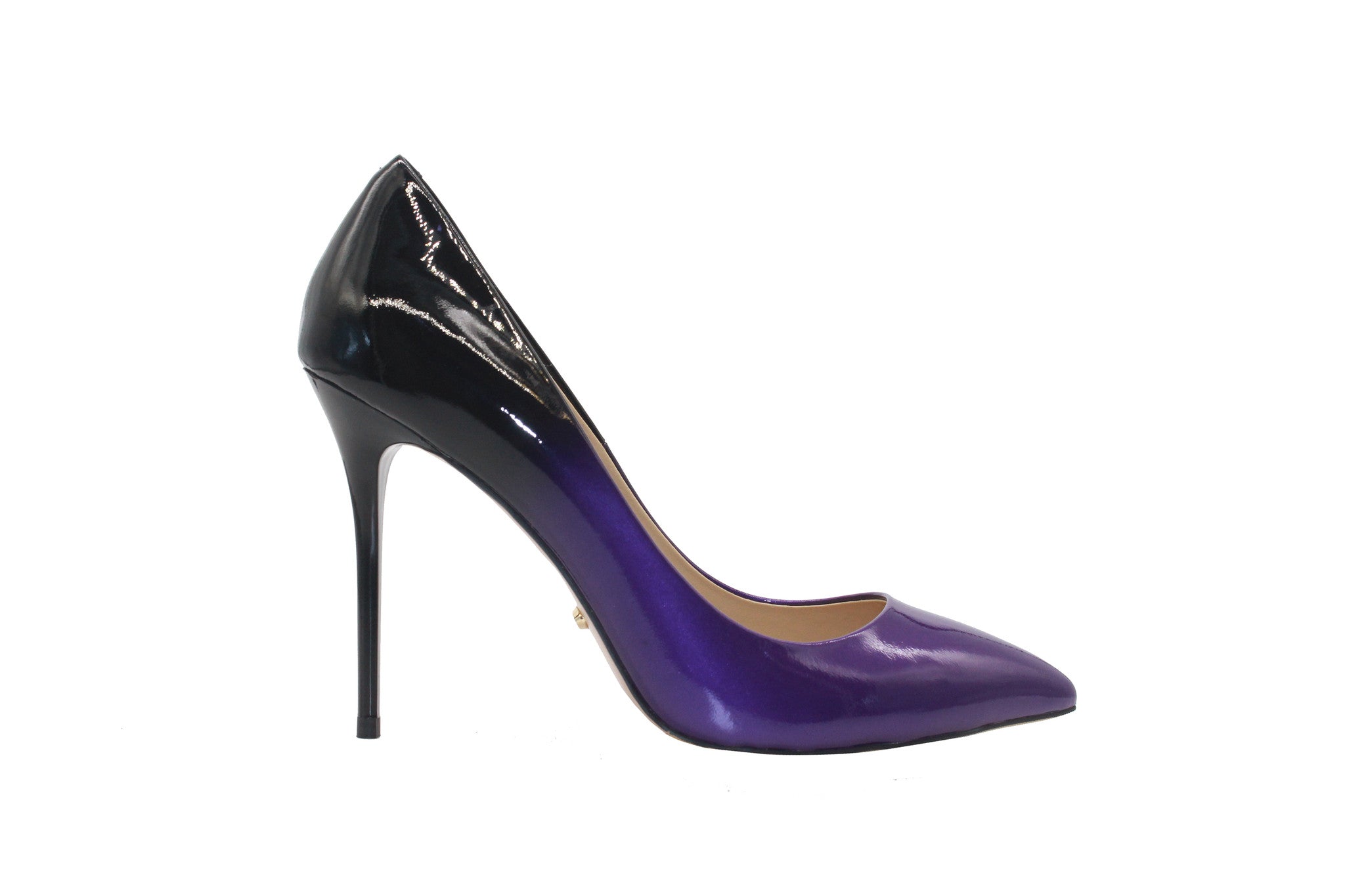 4 inch Heels - Ombre Purple and Black 