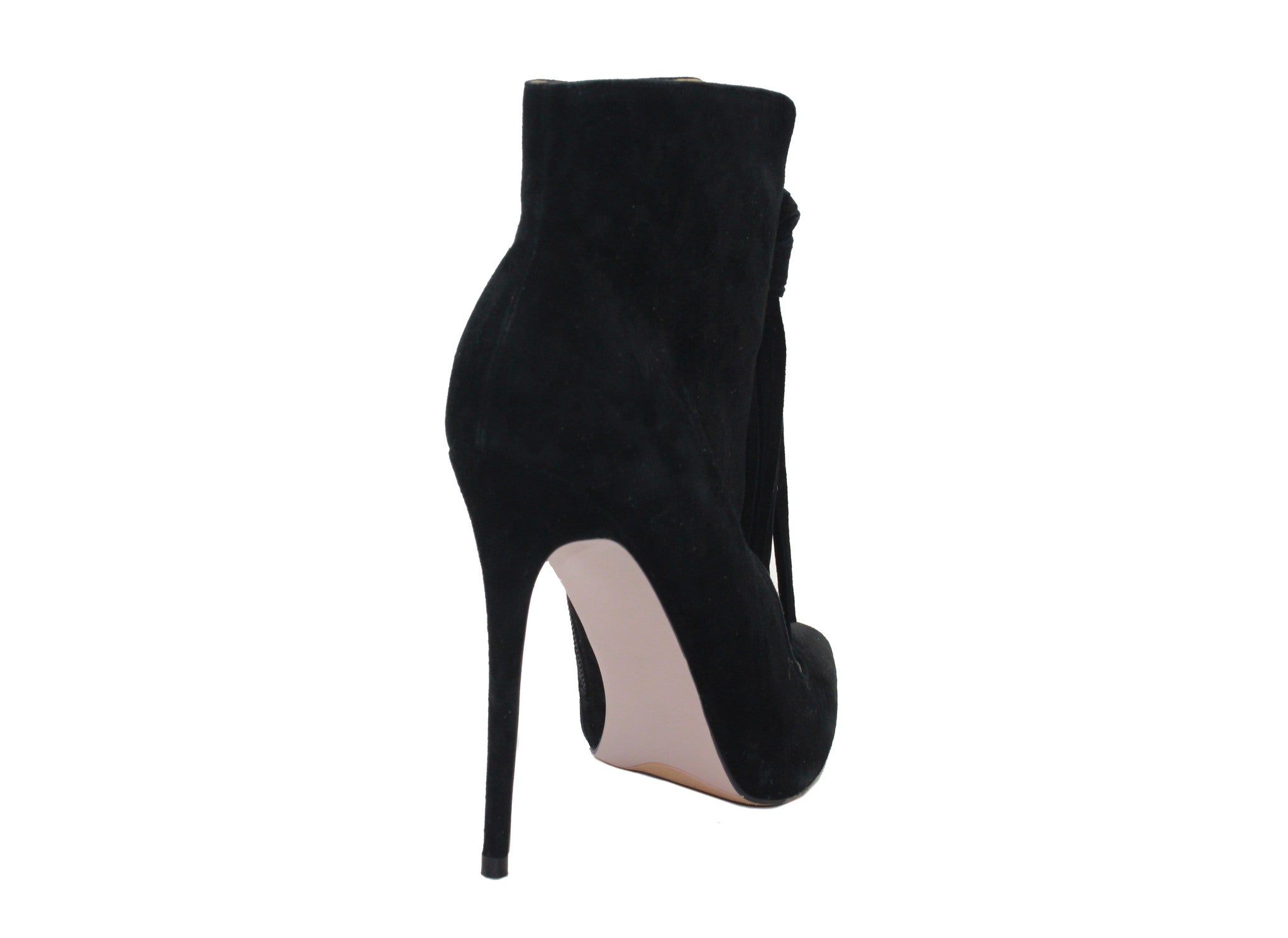 black booties 2 inch heel