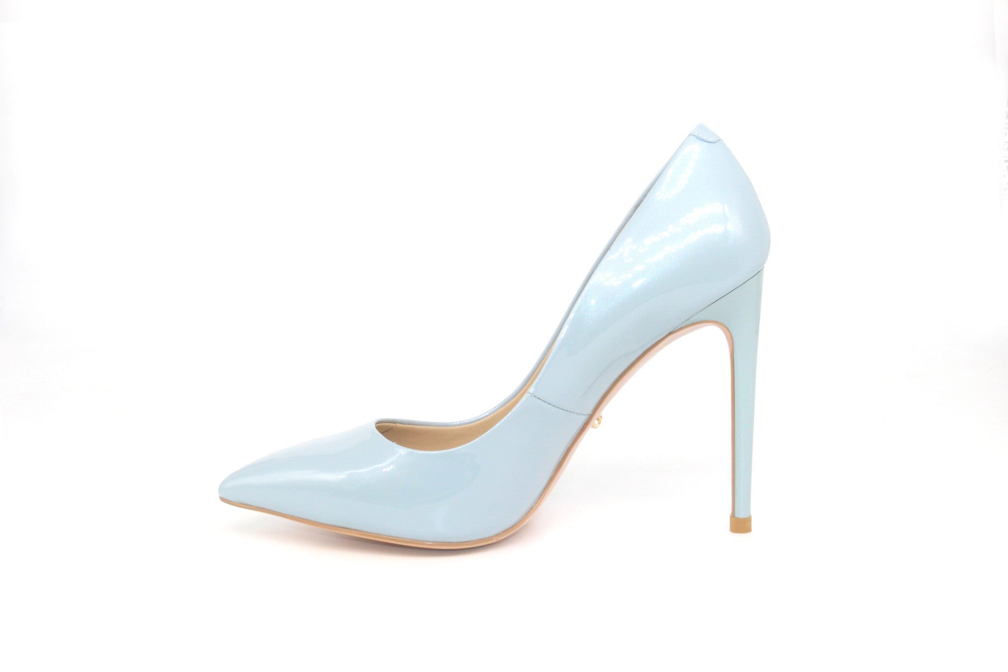 light blue stilettos