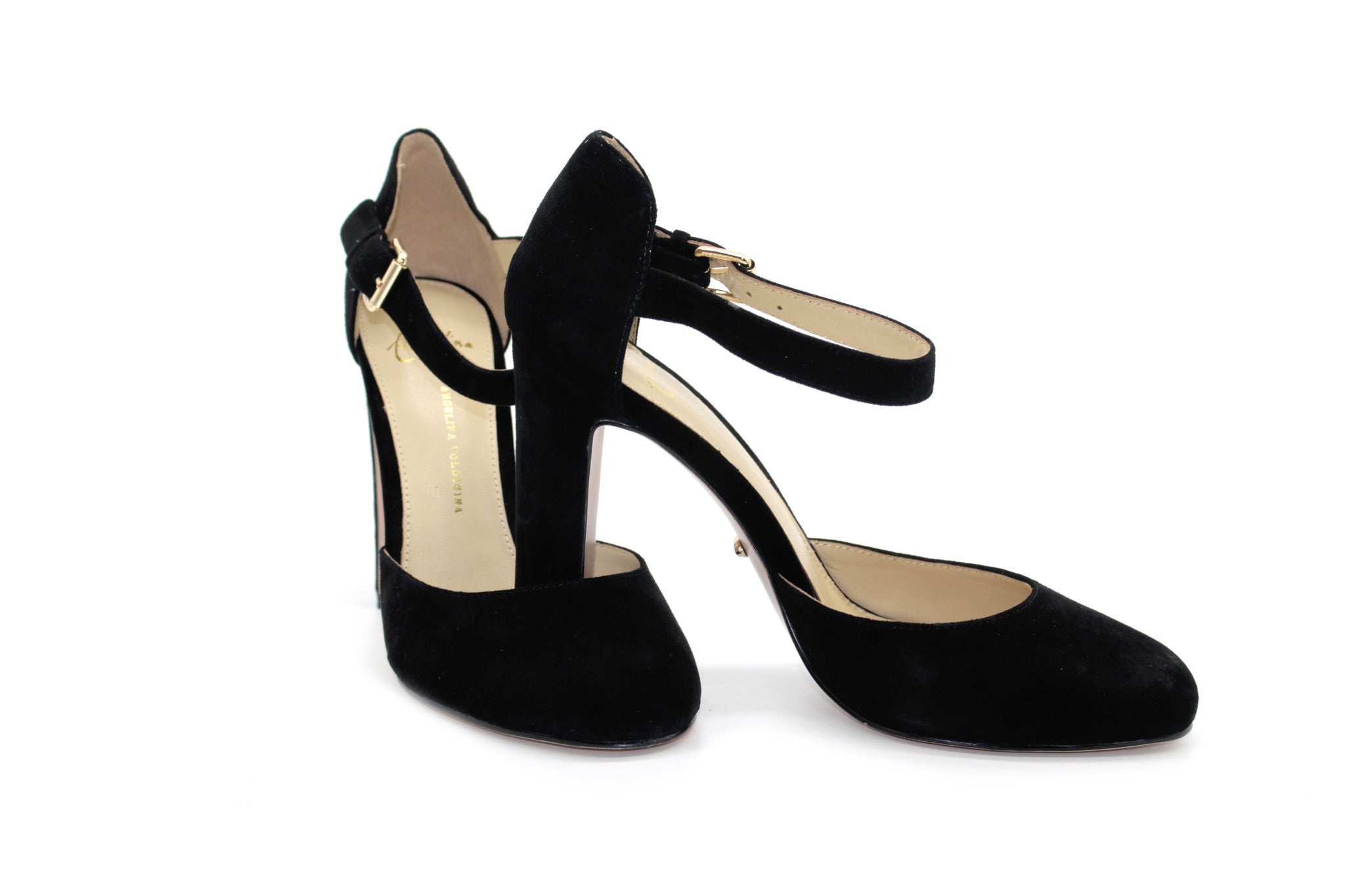 classic black high heels
