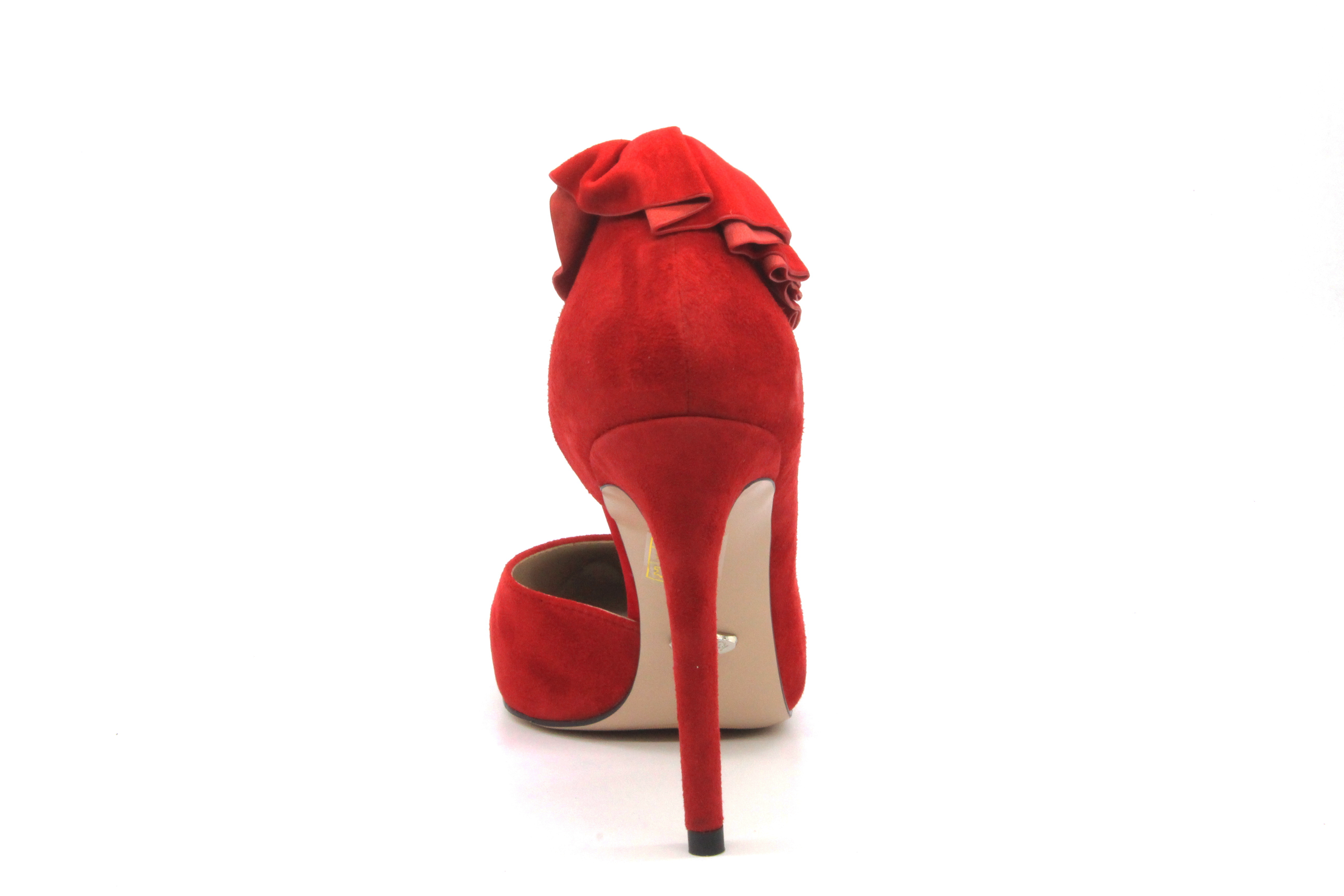 red 4 inch heels