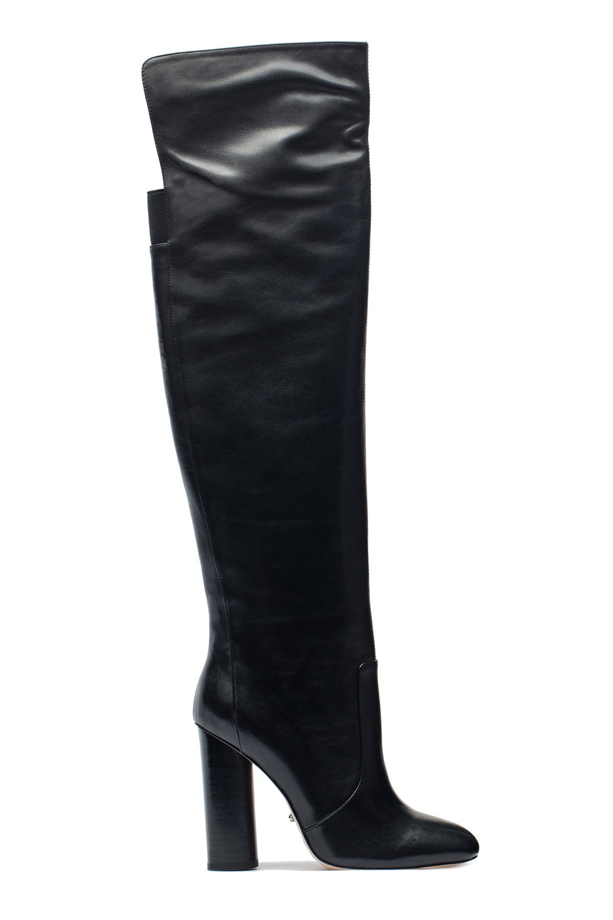 Over The Knee Leather Boots - AVHEELS