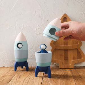 Rocket block teething toy - Teotoystore
