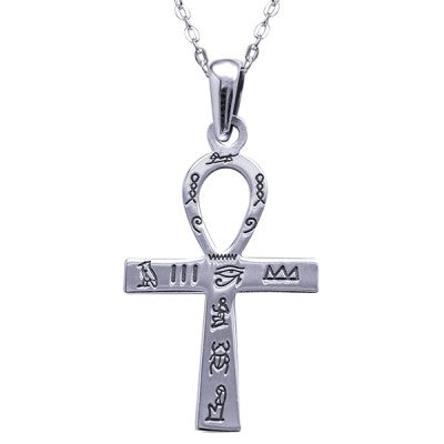 sterling silver ankh pendant