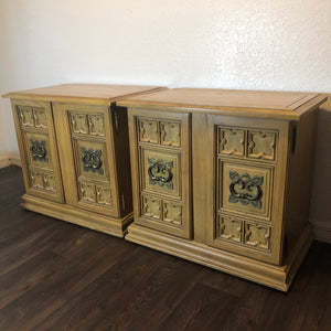 Vintage Nightstand/Bedside Table Set - Customizable - J&R Renewed Elegance 