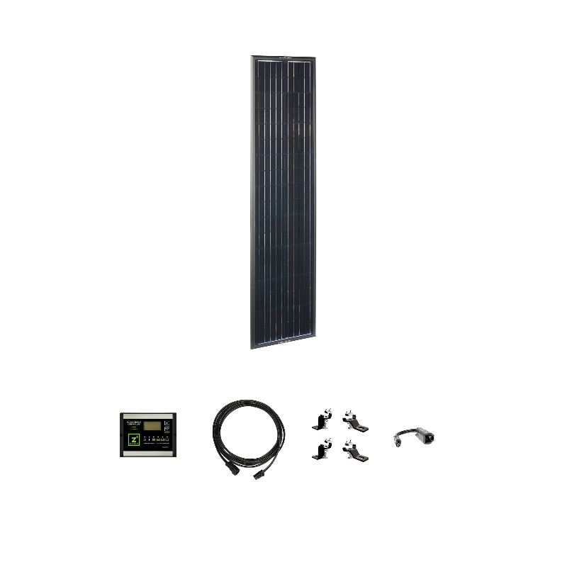 Zamp Solar Airstream OBSIDIAN SERIES 90 Watt Solar Prep Complete Kit (2019-2022)