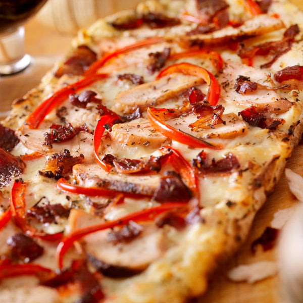 chicken flatbread pizza