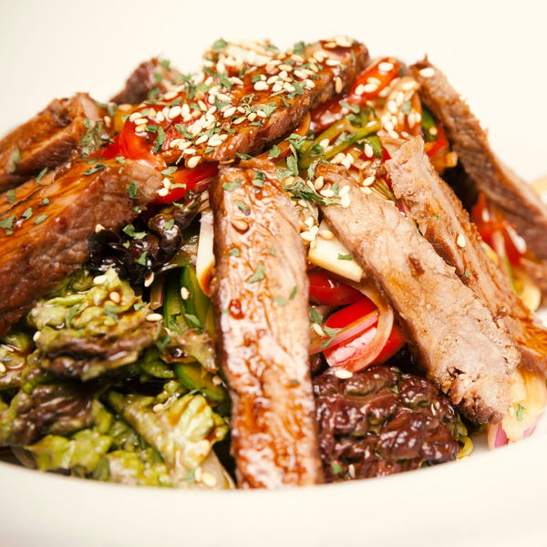 sesame steak salad