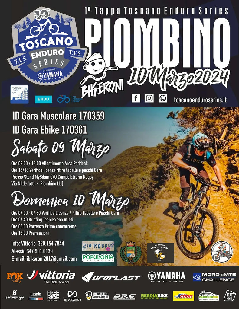 Il programma della prima tappa del Toscano Enduro Series 2024 a Piombino il 10 marzo