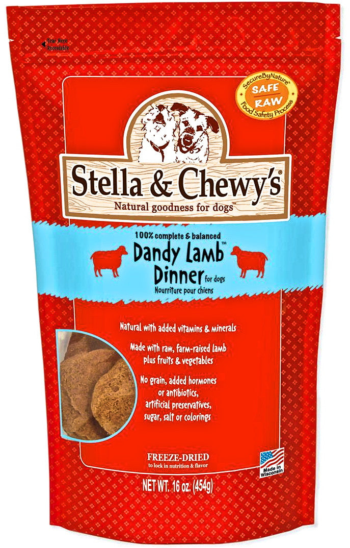 Stella & Chewy's Raw Frozen Dinner Lamb Dog Food - Wooftown