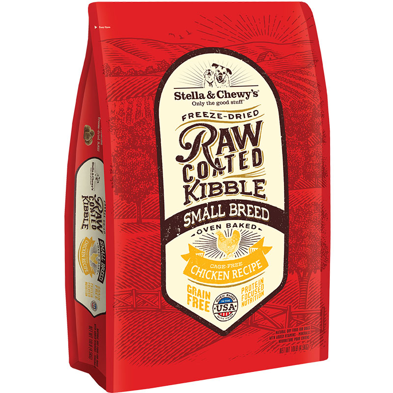 Stella & Chewy's Raw Coated Small Breed Kibble Chicken Dog Food - Wooftown