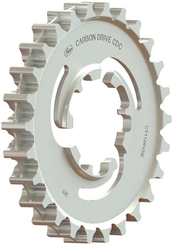 NEW Gates Carbon Drive CDC CenterTrack Rear Sprocket for Enviolo - 26t, Silver