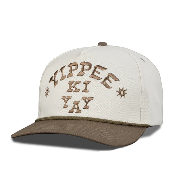 Yippee Ki Yay Hat- Ivory/Tan
