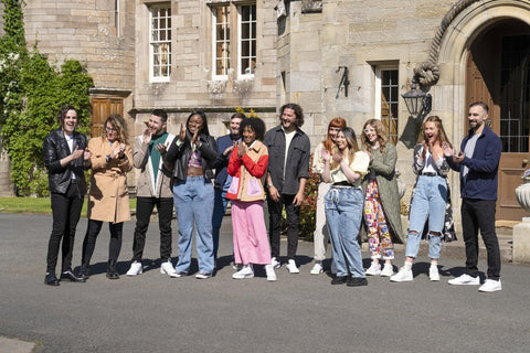 Photo of all the 12 future food stars of series 2, with gordon ramsay, shown on BBCiPlayer and BBC One in April and June of 2023 - boochacha