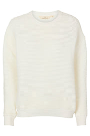 Ista organic cotton | Off-white | Bluse fra Basic Apparel –