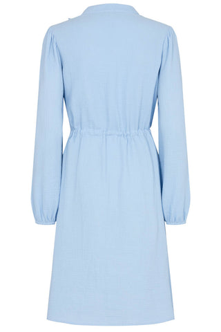 Freequent Kjole | Chambray blue w. | FQORIANA-DRESS –