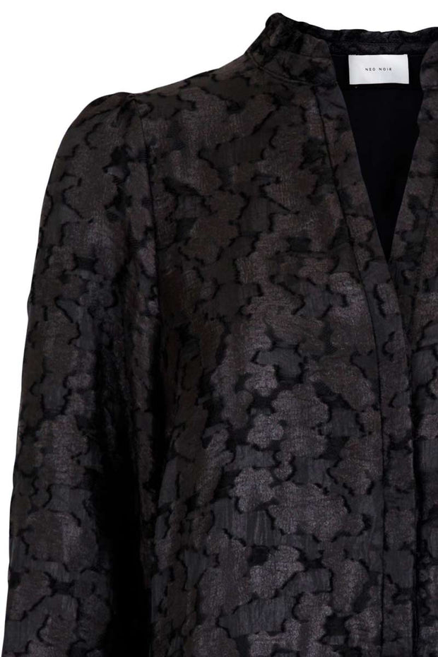 omvendt Størrelse pas Frei Big Flower Dress | Black | Kjole fra Neo Noir – Lisen.dk