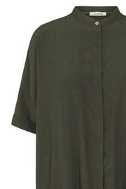 Sunrise Tunic | Army | skjorte kjole fra Co'couture – Lisen.dk